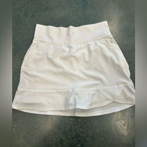 White adidas skort